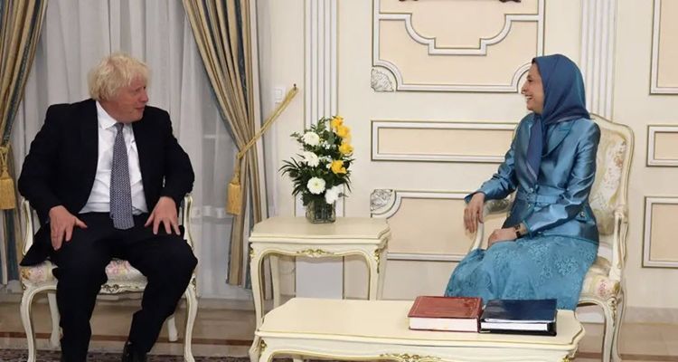 دیدار و گفتگوی خانم مریم رجوی با آقای بوریس جانسون نخست‌وزیر انگلستان ۲۰۱۹-۲۰۲۲